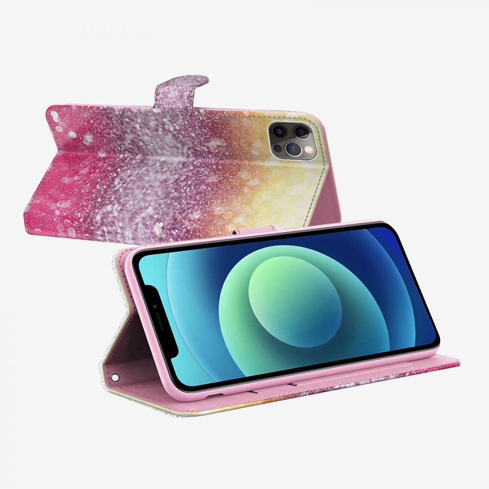 Fourre iPhone 7 / 8 / SE (2020, 2022) - 3D Flip Bling Gradient