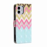 Fourre iPhone 12 / 12 Pro - 3D Flip Geometric Stripe