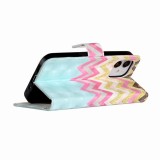 Fourre iPhone 12 Pro Max - 3D Flip Geometric Stripe