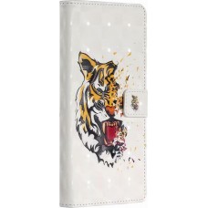 Fourre iPhone 12 Pro Max - 3D Flip Tête de tigre