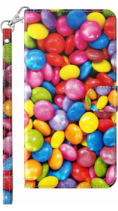 Hülle iPhone 12 Pro Max - 3D Flip Süßigkeiten
