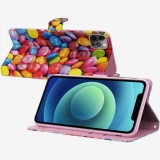 iPhone 13 Pro Max Case Hülle - 3D Flip Süßigkeiten