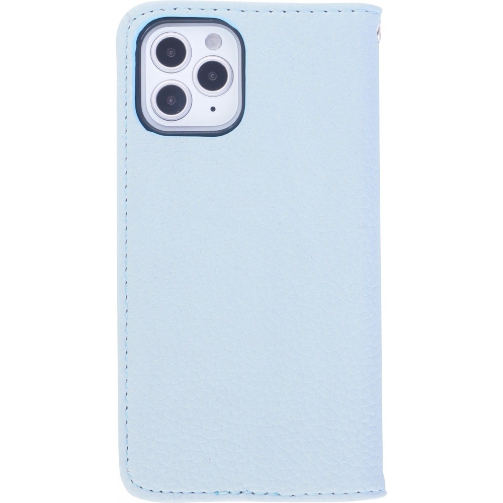 Hülle iPhone 12 / 12 Pro - Flip Magnet blau