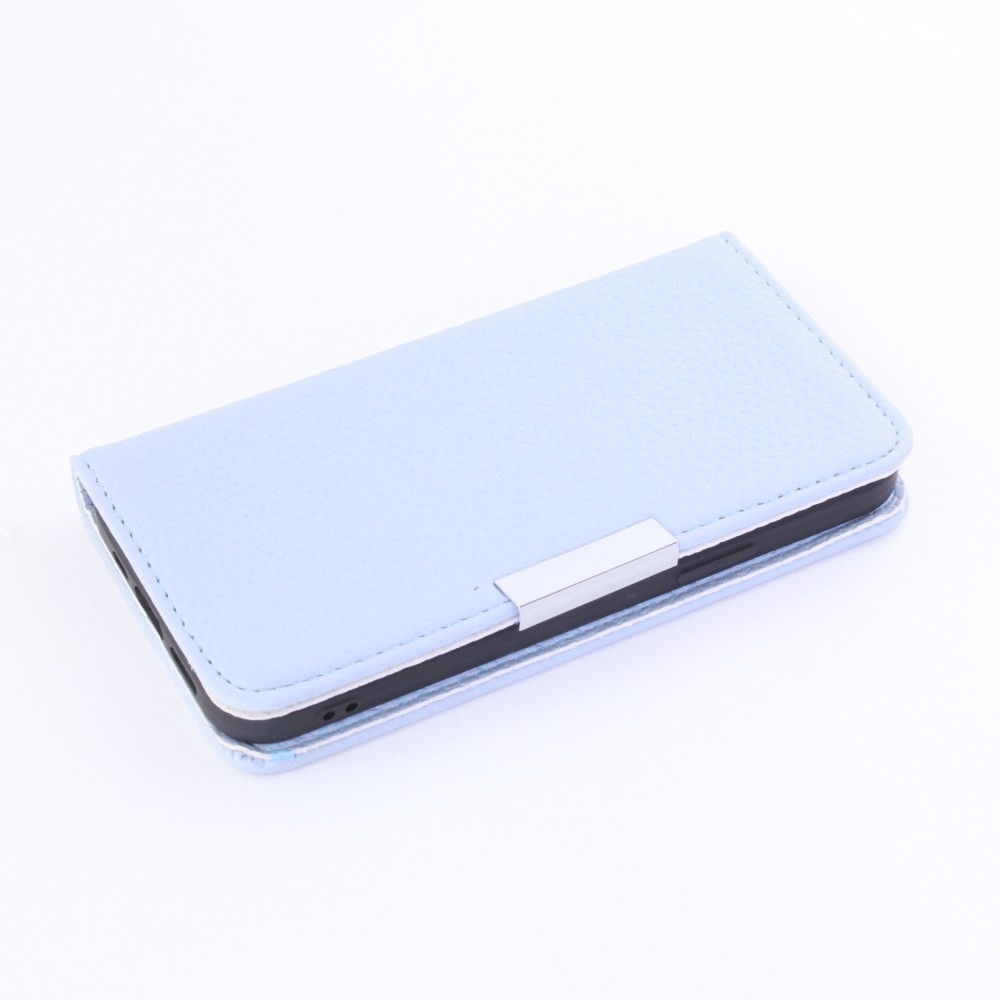 Hülle iPhone 12 / 12 Pro - Flip Magnet blau