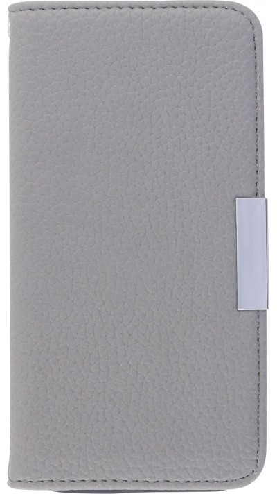 Fourre iPhone 12 / 12 Pro - Flip Magnet - Gris