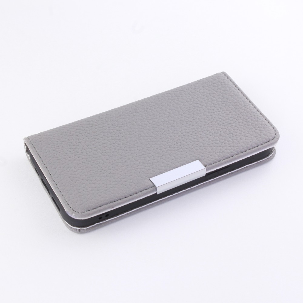 Fourre iPhone 12 Pro Max - Flip Magnet - Gris