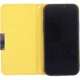 Fourre iPhone 12 / 12 Pro - Flip Magnet jaune