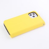 Hülle iPhone 12 / 12 Pro - Flip Magnet - Gelb