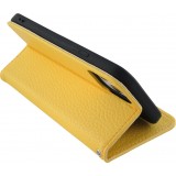 Fourre iPhone 12 / 12 Pro - Flip Magnet jaune