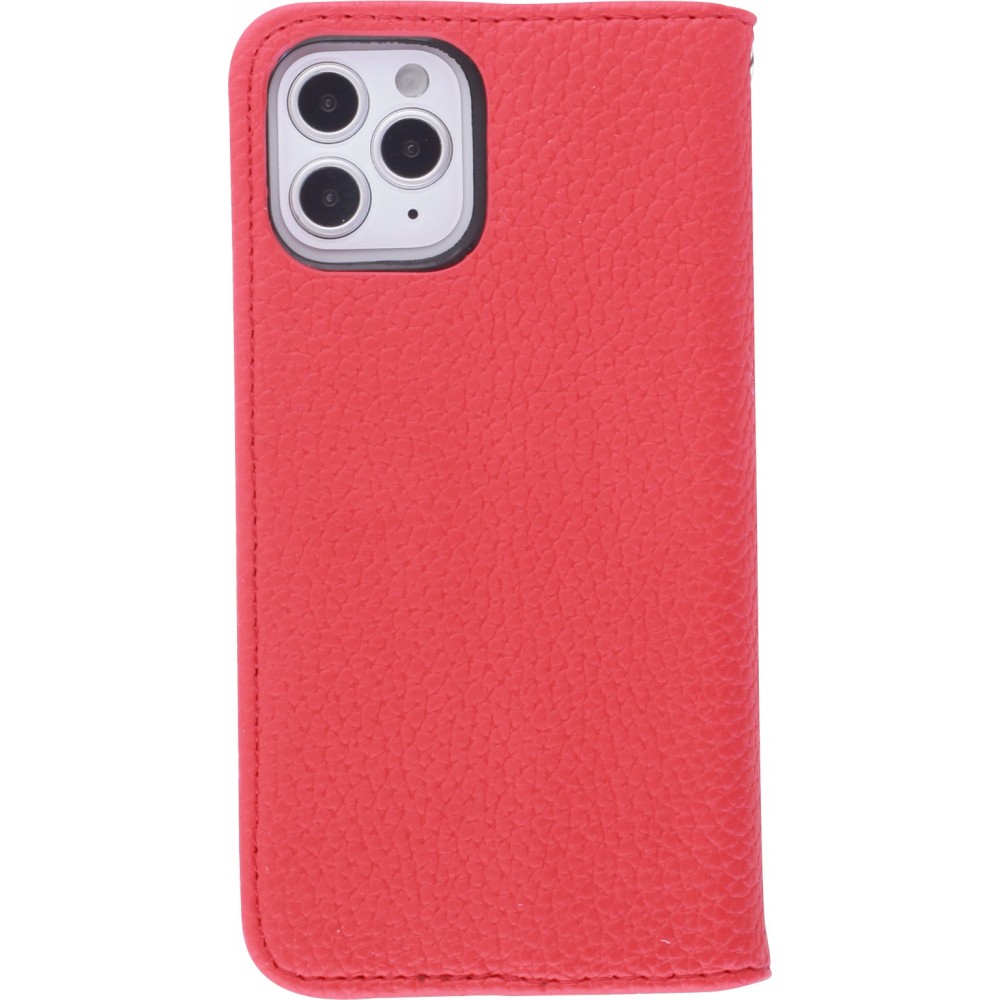 Fourre iPhone 12 / 12 Pro - Flip Magnet - Rouge