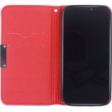 Hülle iPhone 12 / 12 Pro - Flip Magnet - Rot