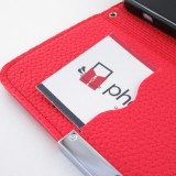 Hülle iPhone 12 / 12 Pro - Flip Magnet - Rot
