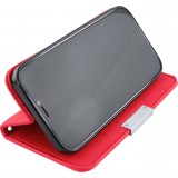 Fourre iPhone 12 Pro Max - Flip Magnet - Rouge