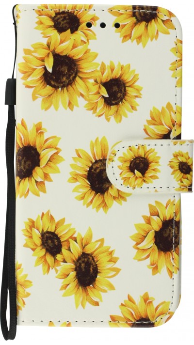 Hülle iPhone 11 - Flip Sonnenblume