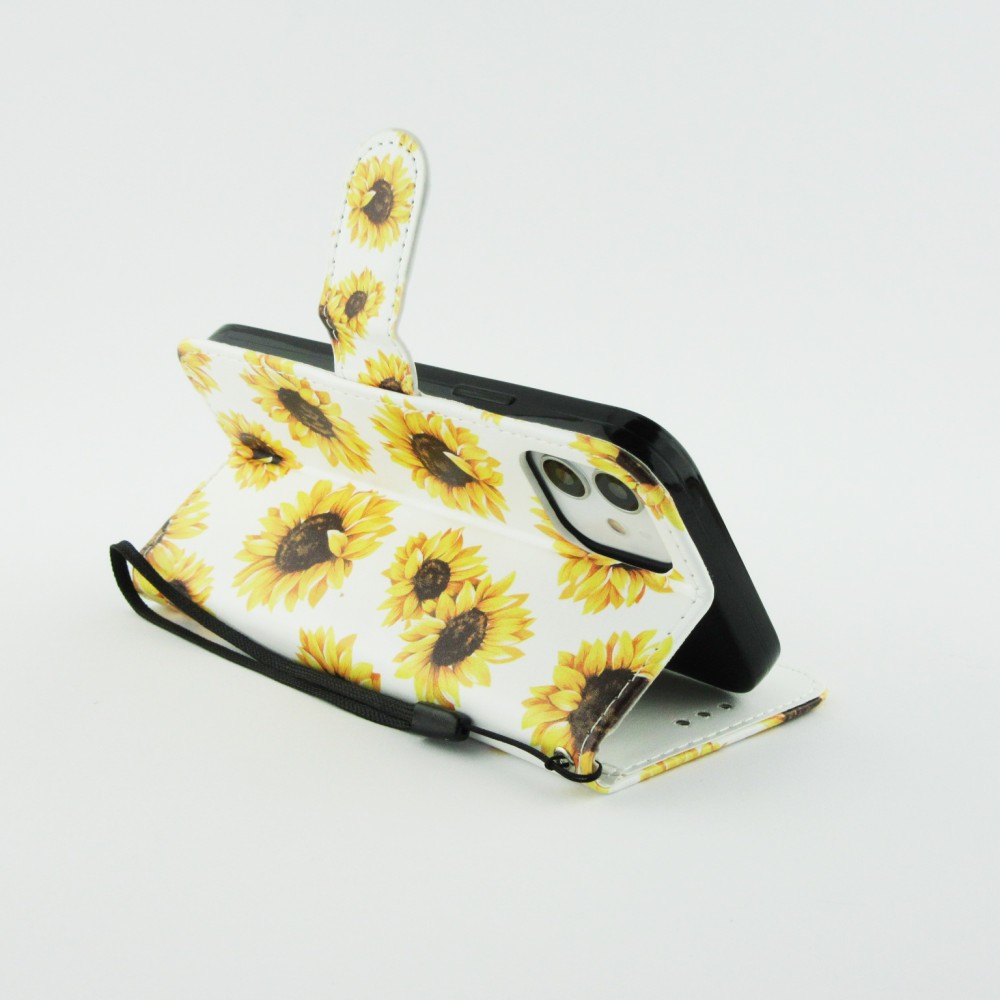 Hülle iPhone 11 - Flip Sonnenblume