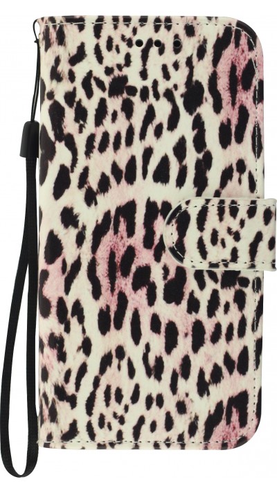 Hülle iPhone 12 / 12 Pro - Flip leopard