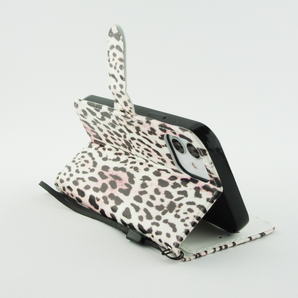 Fourre iPhone 11 - Flip leopard