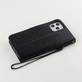 iPhone 13 Pro Max Case Hülle - Premium Flip - Schwarz