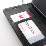 Hülle iPhone 12 / 12 Pro - Premium Flip - Schwarz