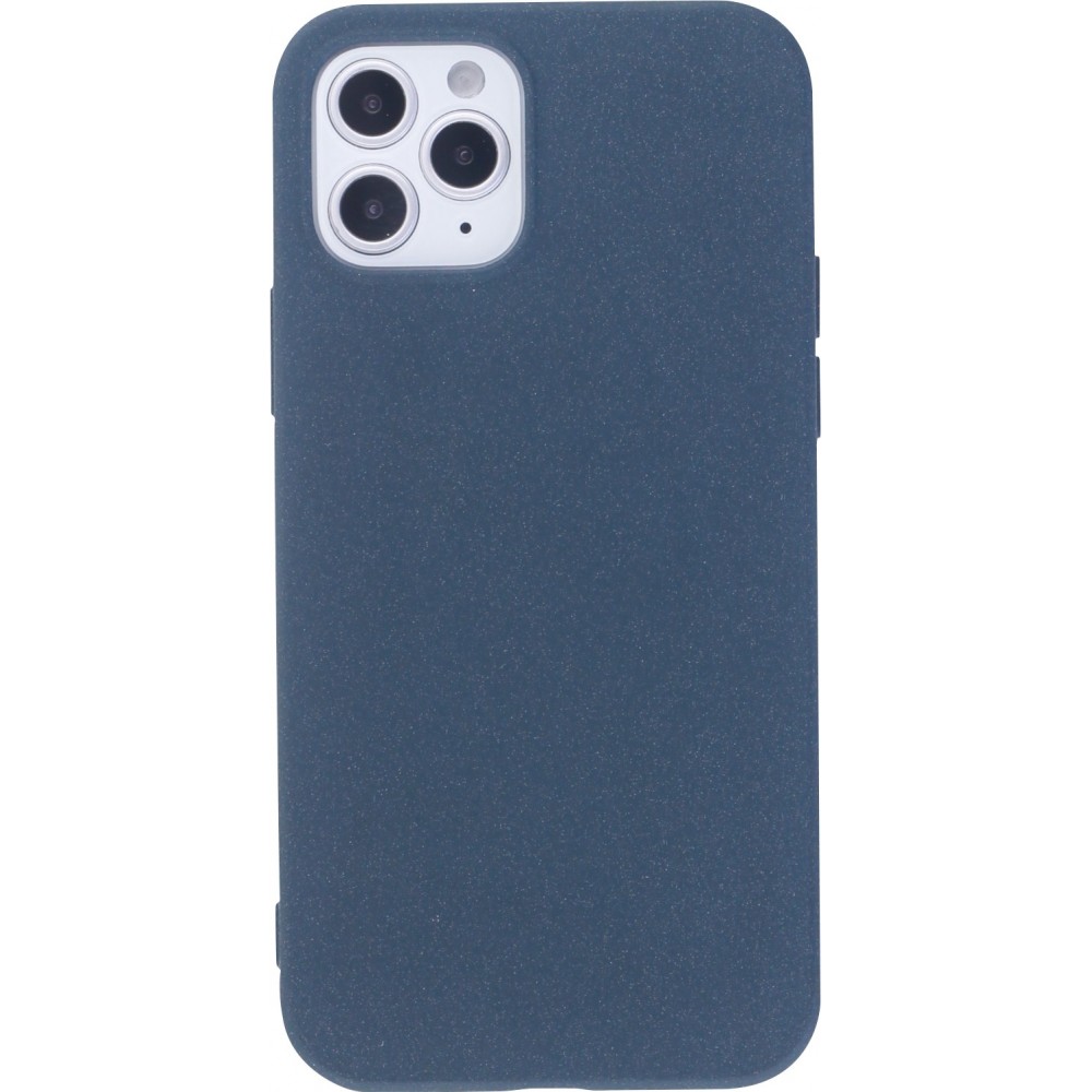 Coque iPhone 12 Pro Max - Silicone Mat Rude - Bleu