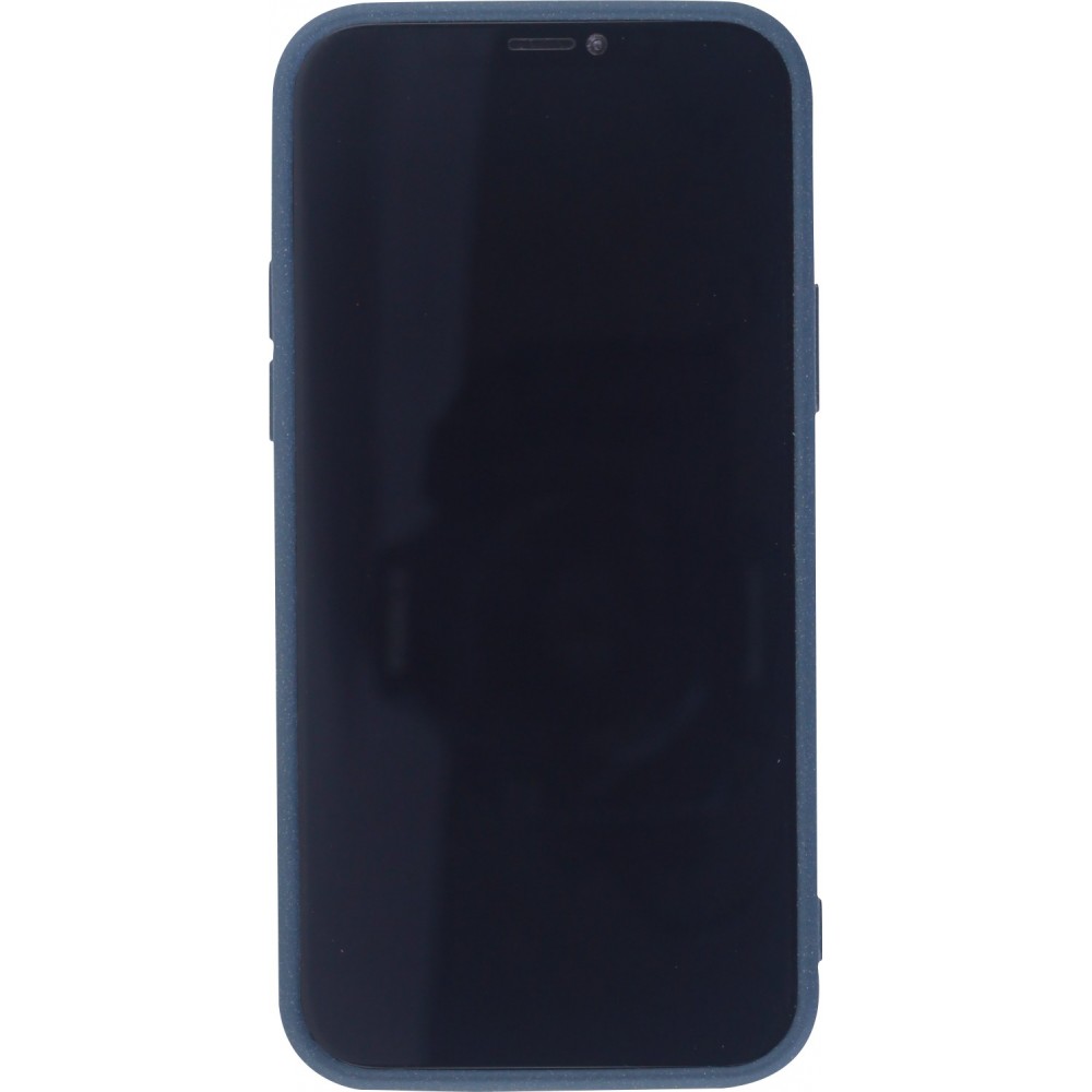 Coque iPhone 12 Pro Max - Silicone Mat Rude - Bleu