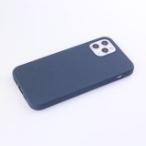 iPhone 13 Pro Max Case Hülle - Silikon Mat Rau blau