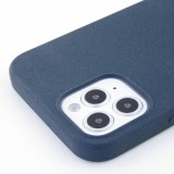 iPhone 13 Pro Max Case Hülle - Silikon Mat Rau blau