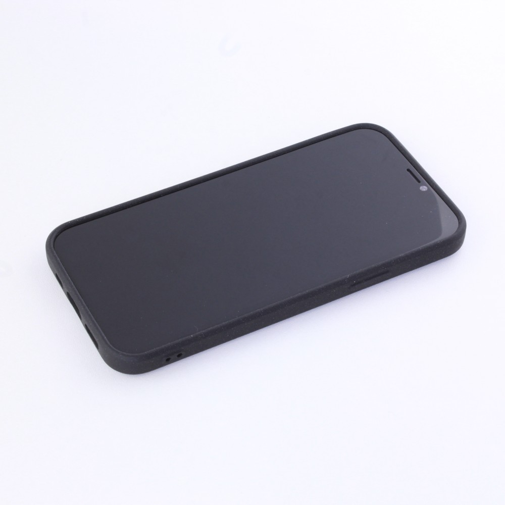 Coque iPhone 13 Pro - Silicone Mat Rude - Noir