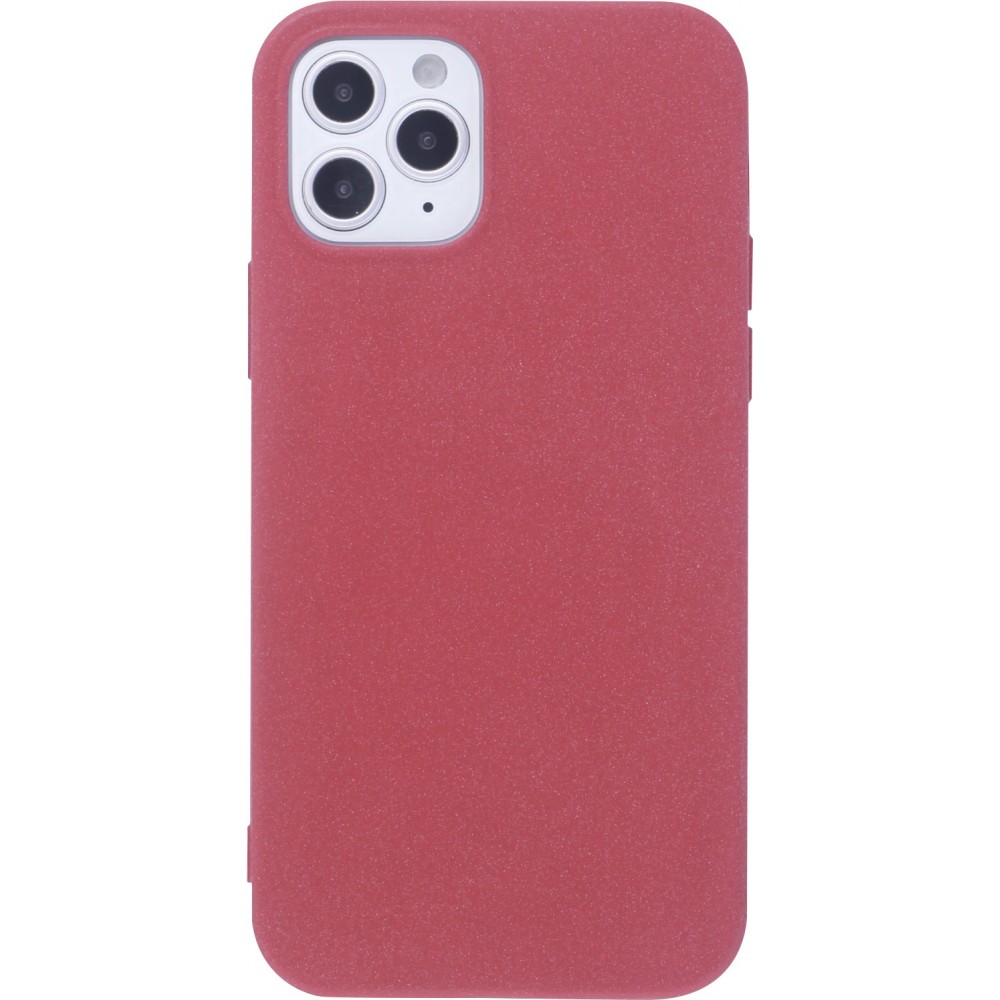 Coque iPhone 12 Pro Max - Silicone Mat Rude - Rouge