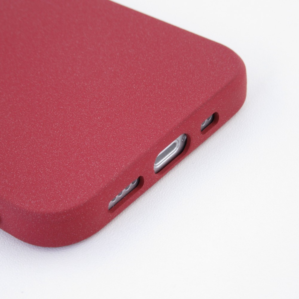 Coque iPhone 13 Pro Max - Silicone Mat Rude - Rouge