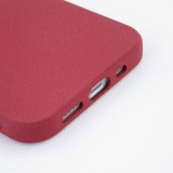 Coque iPhone 12 Pro Max - Silicone Mat Rude - Rouge