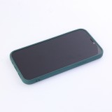 Coque iPhone 12 / 12 Pro - Silicone Mat Rude - Vert foncé