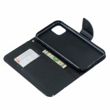 iPhone 13 Pro Max Case Hülle - Flip Schwarz-weiße Katze