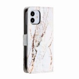 Fourre iPhone 13 Pro Max - Flip Marble - Blanc