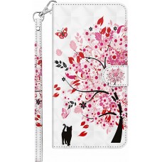 Fourre iPhone 12 Pro Max - 3D Flip arbre en fleur