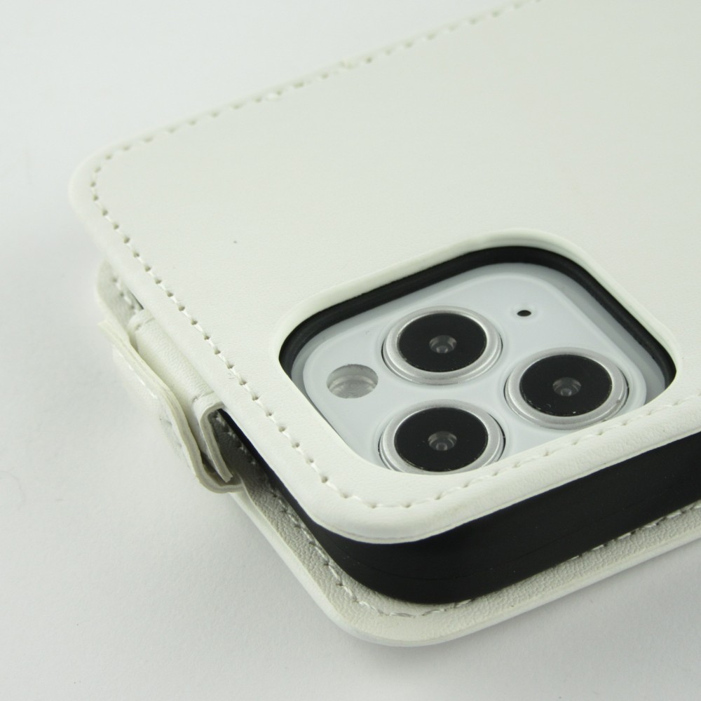 Fourre iPhone 11 Pro - Vertical Flip - Blanc