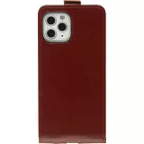 Fourre iPhone 11 Pro - Vertical Flip - Brun