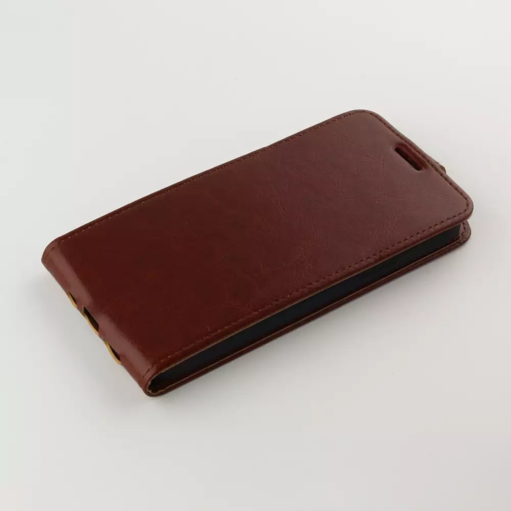 Fourre iPhone 11 Pro - Vertical Flip - Brun