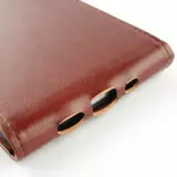 Fourre iPhone 11 Pro - Vertical Flip - Brun