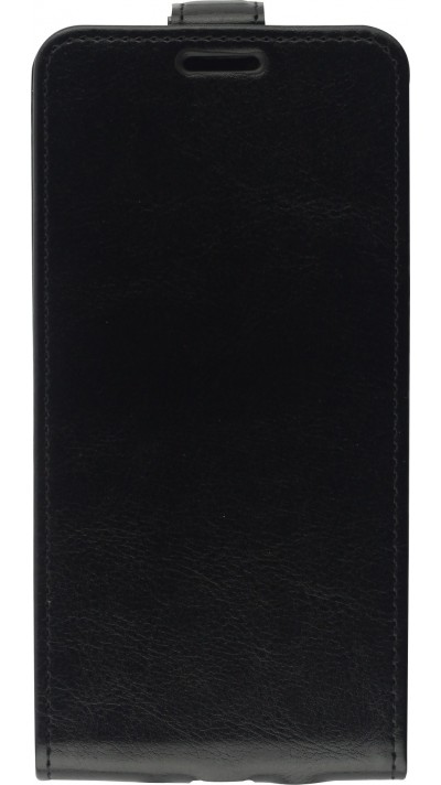 Fourre iPhone 12 / 12 Pro - Vertical Flip - Noir