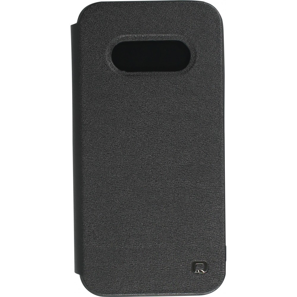 iPhone 13 mini Case Hülle - Qialino Window Flip Echtleder - Schwarz