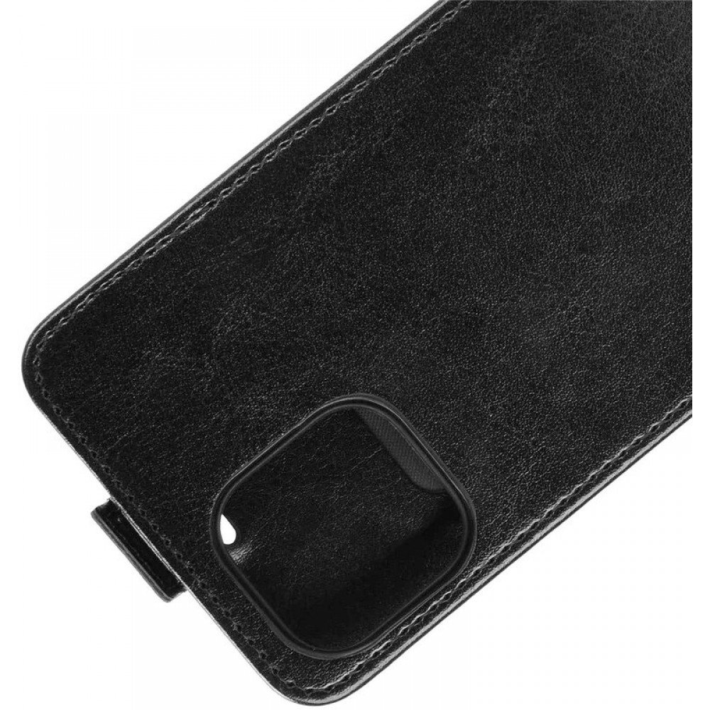 Fourre iPhone 12 mini - Vertical Flip - Noir