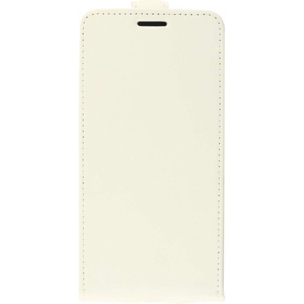 Fourre iPhone 12 mini - Vertical Flip - Blanc