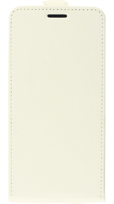 Fourre iPhone 12 mini - Vertical Flip - Blanc
