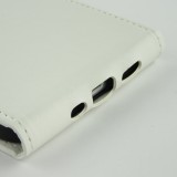 Hülle iPhone 12 mini - Vertikal Flip - Weiss