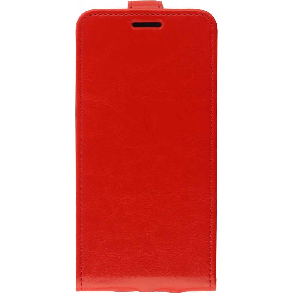 Fourre iPhone 12 mini - Vertical Flip - Rouge