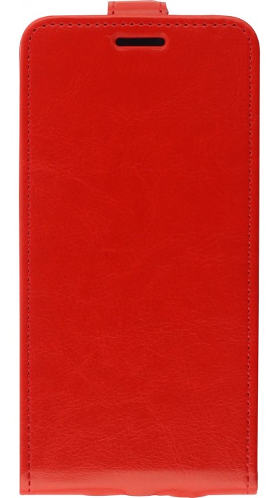 Fourre iPhone 12 mini - Vertical Flip - Rouge