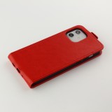 Hülle iPhone 11 - Vertikal Flip - Rot