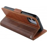Fourre iPhone 12 mini - Wallet Duo  - Brun