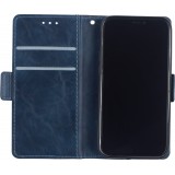 Fourre iPhone 12 mini - Wallet Duo noir - Bleu